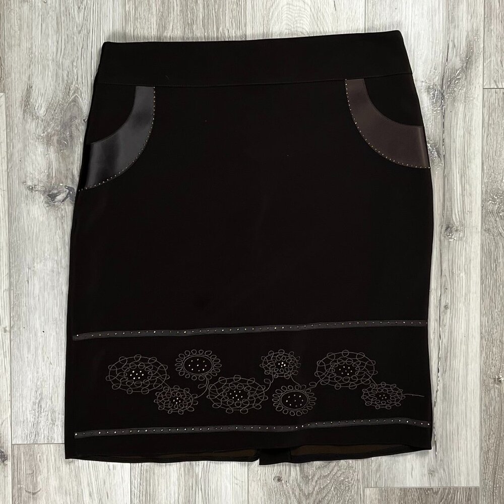 Vintage 90s Santa Line "Exclusive" Embroidered Skirt